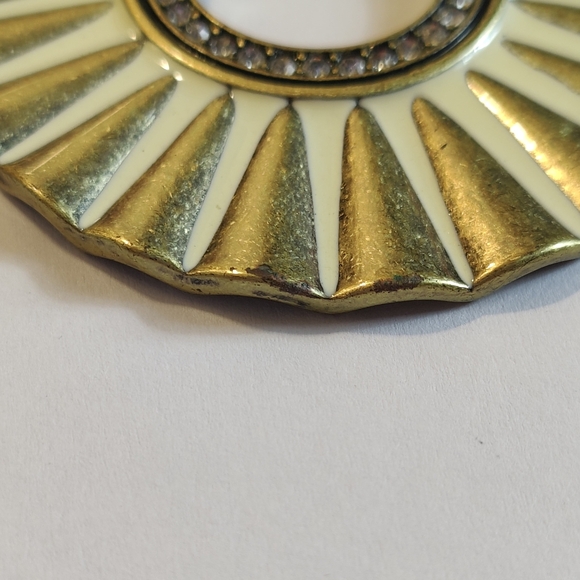 Lia Sophia Long Goldtone Sunburst Pendant‎ Necklace - Picture 15 of 16